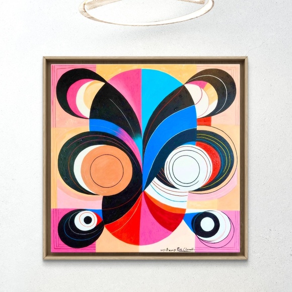 36” x 36” Original Acrylic Painting signed by Artist - Picture 2 of 4